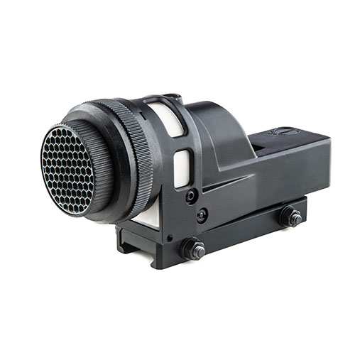 MEPRO M21 offers battery-free, dual illuminated red dot sight with a 30mm lens, five reticles, rugged design, and compatibility with Night Vision Goggles.