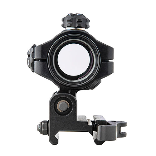 Mepro MX3-T/F is a lightweight 3x magnifier with side-ride capability, precise elevation/windage dials, and wide FOV for rapid target acquisition.