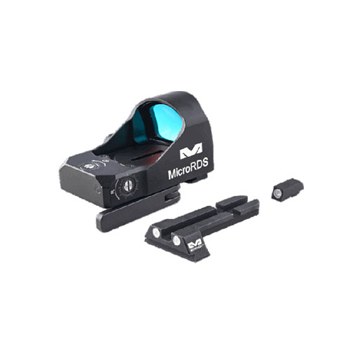 MEPRO microRDS offers quick target acquisition with easy mounting, no gunsmith needed, and a backup TruDot sight for versatile pistol and rifle use.
