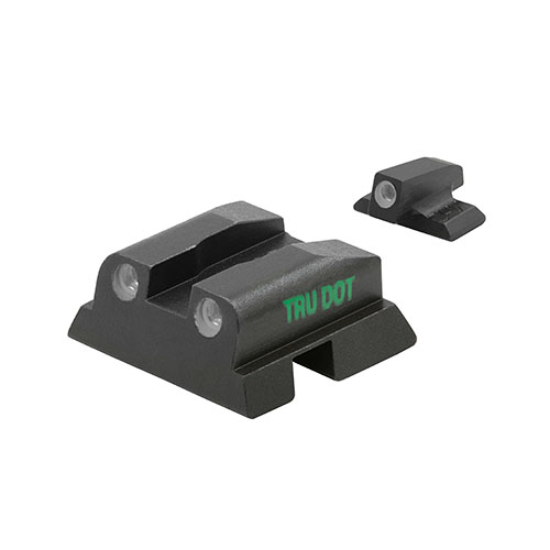 Upgrade your Beretta M9/M92 with Meprolight TRU-DOT® night sights for enhanced accuracy in all light conditions, featuring easy installation and various tritium dot colors.