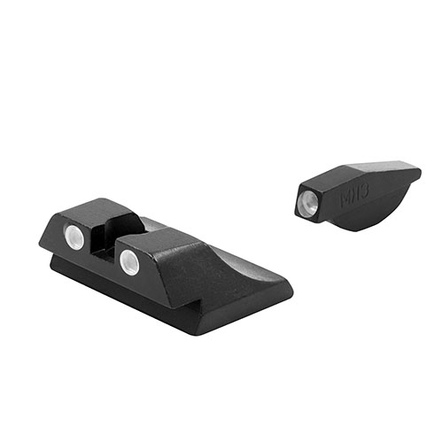 Upgrade your aiming with MEPROLIGHT Tru-Dot night sights, enhancing hit probability by over 85% in all lighting conditions with easy installation.