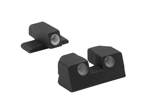 Upgrade your Springfield XD with MEPROLIGHT® Tru-Dot® night sights for enhanced aiming in any light, boasting an 85% increase in hit efficiency.