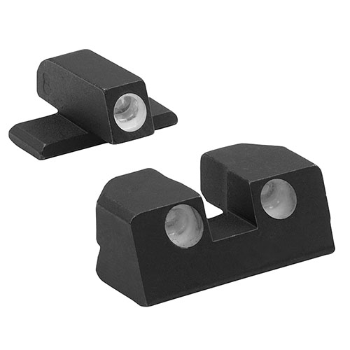 Upgrade your Springfield XD with MEPROLIGHT Tru-Dot sights for enhanced accuracy in all light conditions, featuring self-illuminated tritium dots for quick aiming.