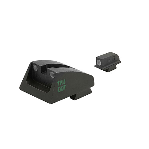 Upgrade your shooting accuracy with Meprolight Tru-Dot night sights, offering 85% increased hit efficiency and seamless day/night aiming with vibrant tritium dots.