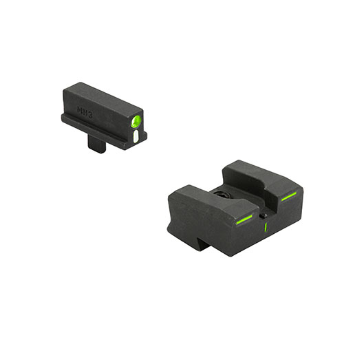 Upgrade your aiming with MEPROLIGHT® Tru-Dot R4E sights, enhancing hit probability by over 85% in all light conditions with easy installation.