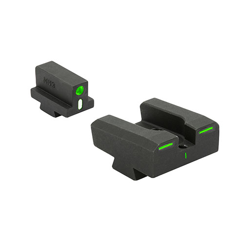 Upgrade your shooting accuracy with MEPROLIGHT® Tru-Dot® R4E night sights, offering 85% increased hit efficiency in all light conditions for SIG 9MM/357.