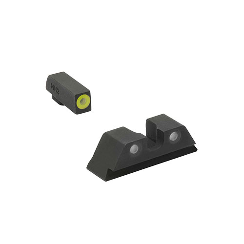 MEPRO Hyper-Bright™ sights offer unmatched brightness with tritium, durable steel construction, and maintenance-free operation for reliable day/night use.
