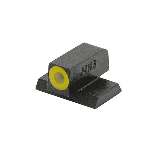 MEPRO Hyper-Bright™ sights offer unmatched visibility in all conditions, with self-illuminating tritium, durable design, and no batteries needed for 12 years.