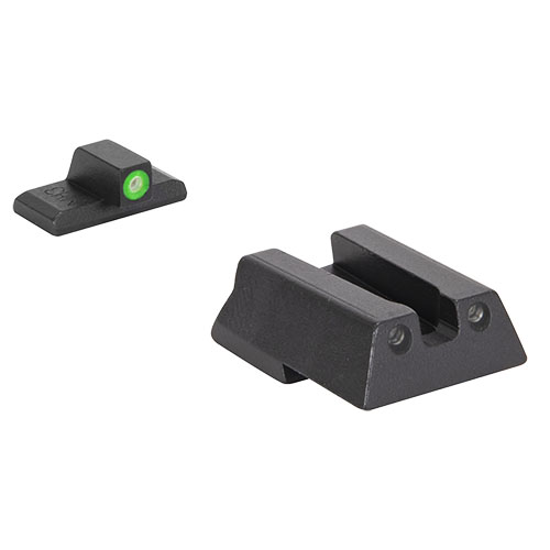 HYPER BRIGHT sights deliver unmatched brightness with tritium, are always on for 12 years, and feature durable, snag-free designs for quick target acquisition.
