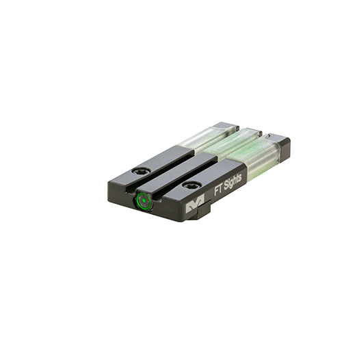 MEPRO FT Bullseye™ sights offer intuitive aiming with fiber optics and tritium, are shockproof, lightweight, and perfect for enhancing your pistol's performance.