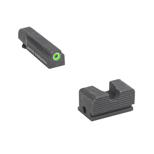 Mepro Evergreen™ offers super bright LED sights for enhanced target acquisition, reliable 5-year operation, and compliance with European standards for safety.