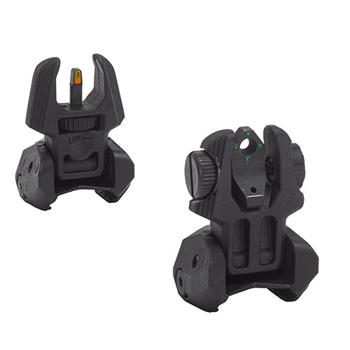 MEPRO FRBS offers durable, low-profile backup sights with tritium vials for optimal visibility day or night, ensuring reliability if primary optics fail.