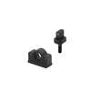 MEPROLIGHT Tru Dot night sights enhance accuracy in low-light conditions, offering over 85% hit efficiency with easy installation on Benelli shotguns.