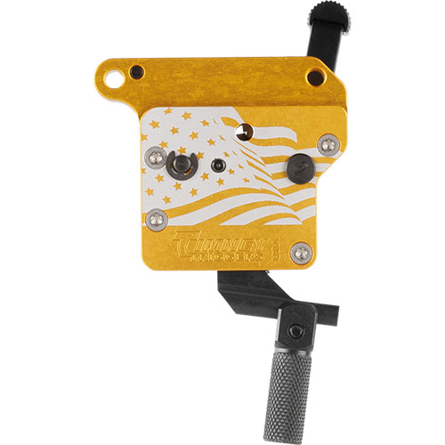 M700 Calvin Elite Pro 2-Stage trigger offers ultra-light pull, durability for field use, and adjustable shoe for perfect trigger feel, ideal for competition shooters.