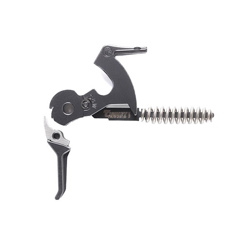 Timney's Lever Action Trigger offers a crisp 3-3.5lb pull, easy installation, and reliable performance, enhancing accuracy for Model 336, 1894, and 1895.