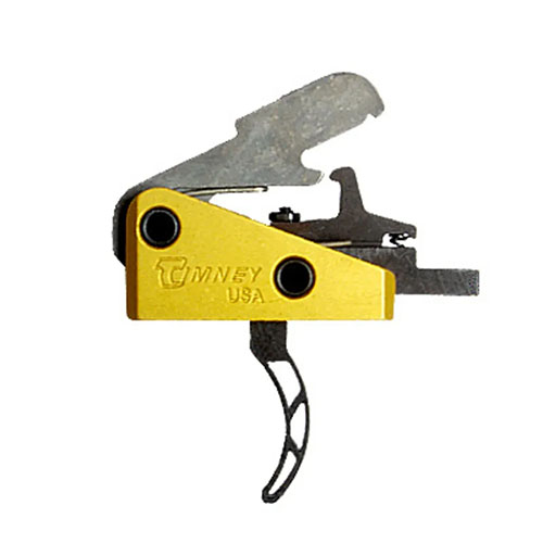 Timney AR-15 trigger offers a solid skeletonized design with a fixed pull weight of 4 lb, ideal for Colt Mil-Spec AR-15/M4 platforms and competition shooting.