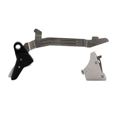 Timney's Ultimate Builder's Kit for Glock Gen 3-4 offers a smooth 2.5-3lb pull weight, stainless steel striker, and enhanced durability with NP3 coating.