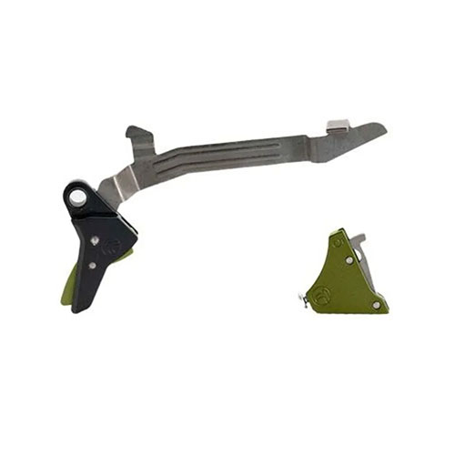 Timney's Ultimate Builder's Kit enhances Glock Gen 3-4 with a lightweight 2.5-3lb pull, stainless steel striker, and improved trigger design for unmatched reliability.