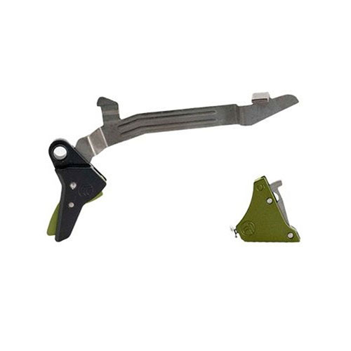 Vylepšete svůj Glock s Alpha Red Competition trigger od Timney, který nabízí pevnou hmotnost spouště 3 lb pro modely G20, G21, G29, G30, G40 a G41.