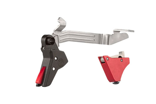 Timney Alpha Competition Trigger for Glock Gen 5 offers a 3 lb pull weight, smooth take-up, crisp break, easy installation, and legendary reliability.