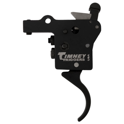 Timney's ARISAKA 7.7 trigger offers easy drop-in installation, adjustable pull weight, and a safety that locks the trigger, enhancing accuracy and reliability.