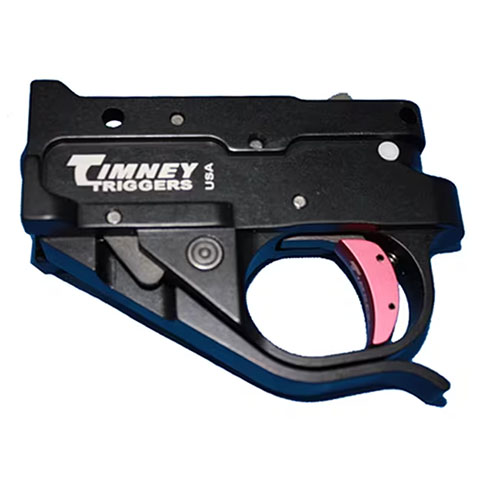 RUGER 1022 Trigger Assembly by TIMNEY offers a fixed pull weight of 2.75 lbs, black housing, and reliable performance, compatible with Ruger 10/22® models.