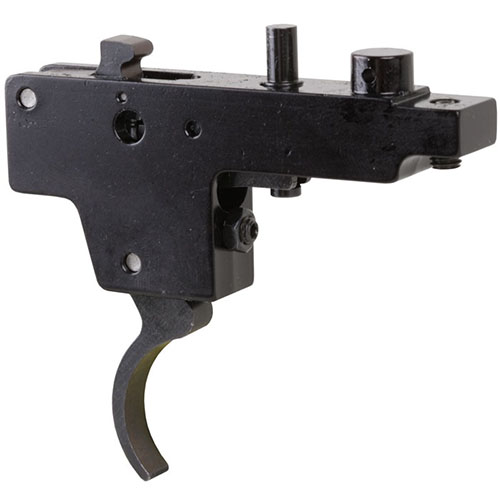 Timney triggers for Weatherby rifles offer adjustable pull weight (1.5-4lbs), ensuring clean, crisp pulls for enhanced accuracy and reliable performance.