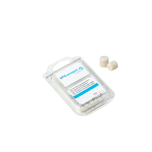 VFG QUICK CLEANING-PLUG offers 80 felt plugs for Cal. .20, ensuring thorough barrel cleaning with a snug fit and effective fiber removal for optimal performance.