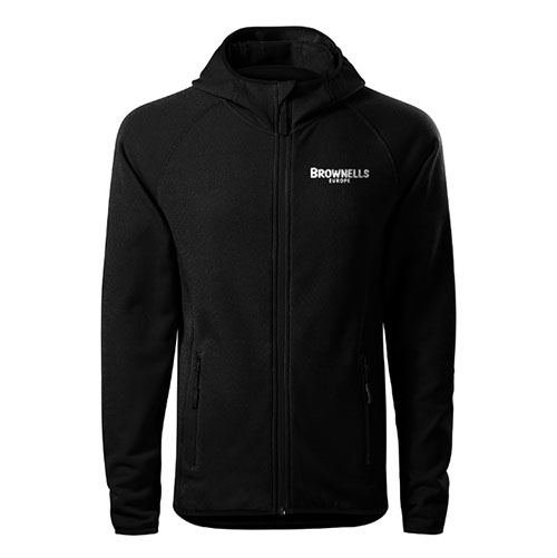 Brownells Europe Fleece Unisex offers quick-drying stretch fabric, athletic fit, unrestricted mobility, and a comfortable hood for active lifestyles.