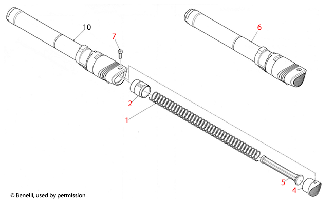 Benelli U.S.A.® Vinci Magazine Tube 