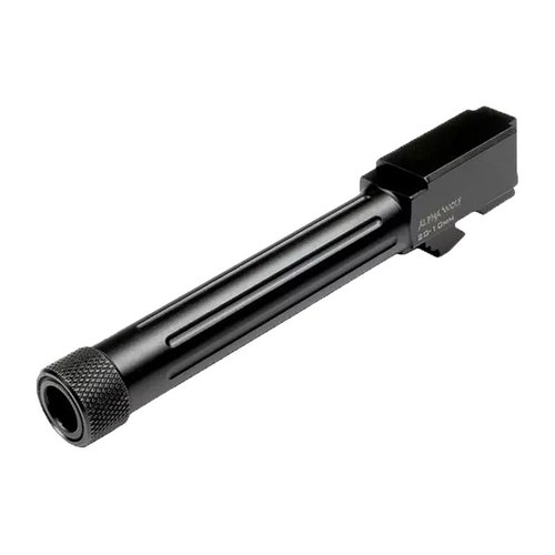 Alpha Wolf threaded barrel for Glock® M20 offers unmatched accuracy, combat reliability, and a durable SBN coating, designed for easy drop-in installation.
