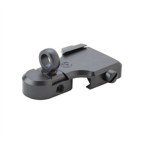 RIFLE WEAVER BACKUP BASE offers a quick, reliable ghost-ring sight for scope failures, easily attaches without gunsmithing, and adjusts for windage and elevation.