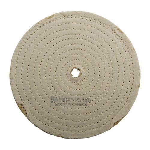 Sisal wheels with 7 plys of woven jute and muslin cover ensure fast removal of rough metal and rust, delivering a durable brushed finish.