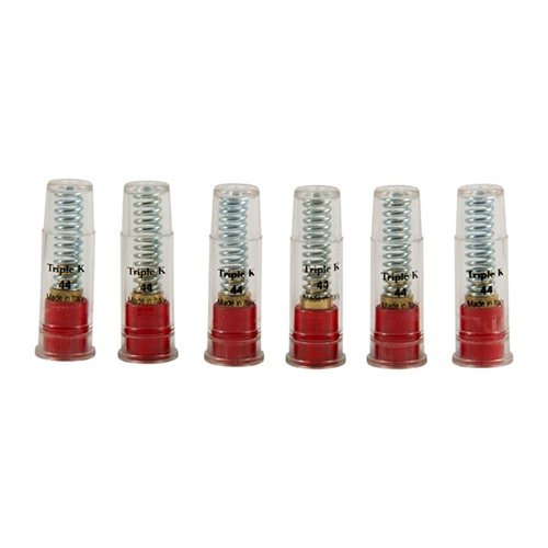 DELUXE SNAP CAPS .44 enhance dry-fire practice, protect firing pins with spring-loaded primers, and feature bright colors to avoid mix-ups with live rounds.