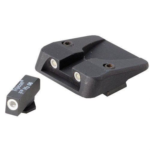 AR0-TEK Night Sight Sets enhance your draw speed and target acquisition with low reflection, serrated fronts, fitting Glock 17, 19, 22, 23, 24, 34, 35.