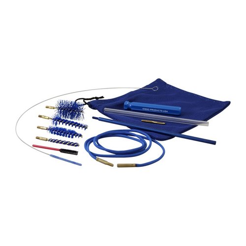 Iosso Eliminator AR-15 Cleaning Kit offers 6 precision brushes for hard-to-clean areas, including a gas tube brush for easy cleaning without disassembly.