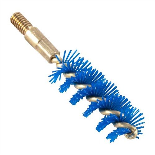 IOSSO Pistol Bore Brushes feature flexible Nyflex bristles for deep cleaning without scratching, perfect for handguns, rifles, and shotguns.