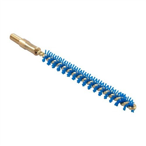 IOSSO NYFLEX bore brushes offer durable cleaning with flexible blue bristles, easily removing fouling without scratching, suitable for handguns, rifles, and shotguns.