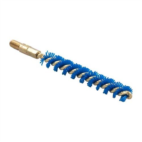IOSSO NYFLEX bore brushes offer durable cleaning with flexible blue bristles that scrub away fouling without scratching, perfect for handguns, rifles, and shotguns.