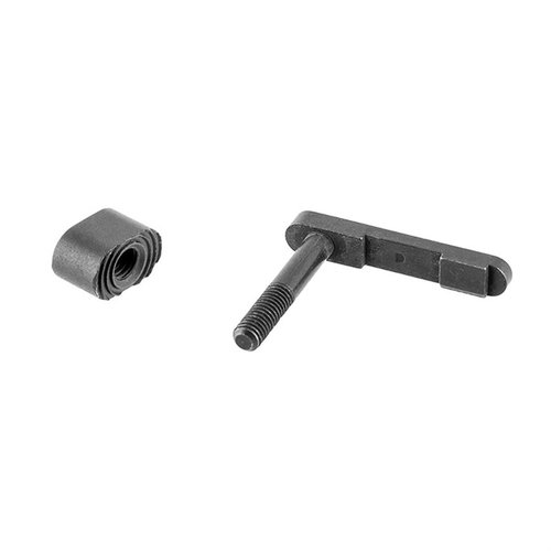 AR-15 Magazine Release Assembly od Brownells nabízí spolehlivou funkčnost díky přesně opracovanému zámku a svářené tyči, s černým oxidem a frézovaným tlačítkem.