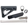 Magpul CTR buttstock kit with Mil-Spec buffer tube, friction lock for stability, quick adjustments, and durable design in various colors for your tactical rifle.
