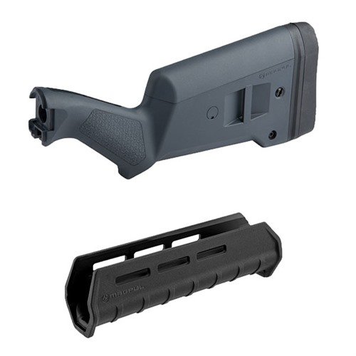 SGA Buttstock & M-LOK Forend set for Remington 870 enhances adaptability with customizable features and lightweight design for optimal performance.