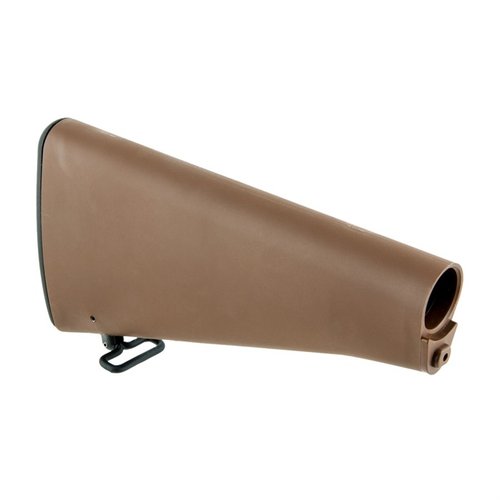 Recreate an American Classic with the Brownells M16A1 Buttstock Assembly, designed for early AR-15 models, offering authentic styling and multiple color options.