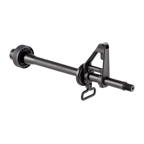 Brownells AR-15 M16A1 Retro Barrel Assemblies offer authentic design, durable 4150 steel, 5.56 NATO chambering, and essential components for your retro build.