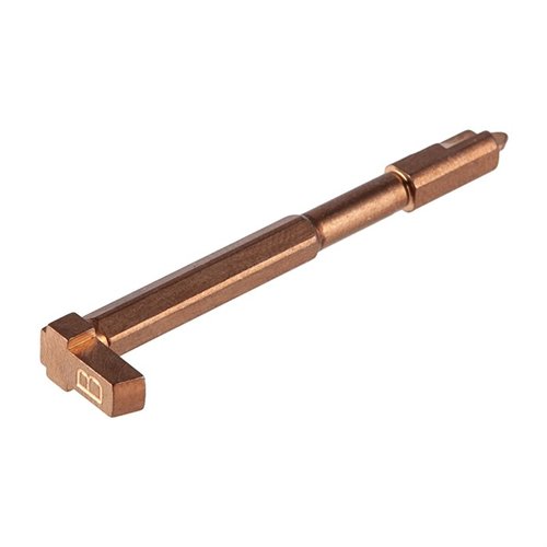 Custom machined from 17-4 stainless steel with a unique bronze finish, this lightweight hex striker enhances your Gen 1-4 Glock® with a custom look.