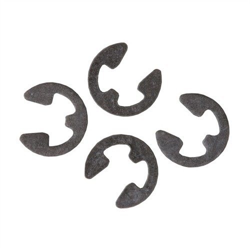 Ocelové E-Clipy nahrazují původní klipy na Anti-Walk Pins, udržují pin na místě a prodávají se v balení po čtyřech pro vaši pohodlnou výměnu.