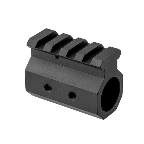 Modular AR-15 gas block kit offers easy installation, customizable Picatinny rails for accessories, and durable 6061 aluminum construction for lightweight strength.
