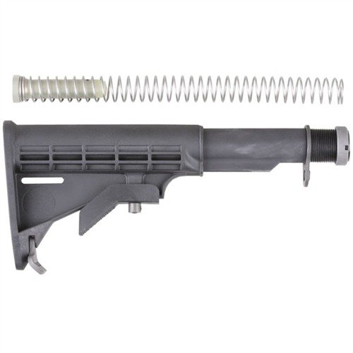 AR-15 Stock Assy Collapsible Commercial offers six-position L.O.P. adjustment, durable construction, and easy installation for enhanced versatility and performance.