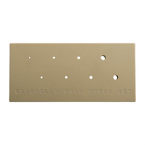 Brownells Alignment & Push Punches ensure precise alignment and easy pin installation/removal, featuring ergonomic handles and versatile sizes for various firearms.