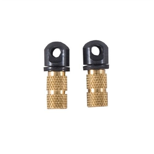 CNC machined brass inserts ensure secure mounting of sling studs, recoil pads, and triggerguards in wood or synthetic stocks, preventing stripping and enhancing grip.
